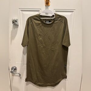 ASRV Shirt Mens Medium Green Short Sleeve